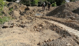 Garten vor Einebnung