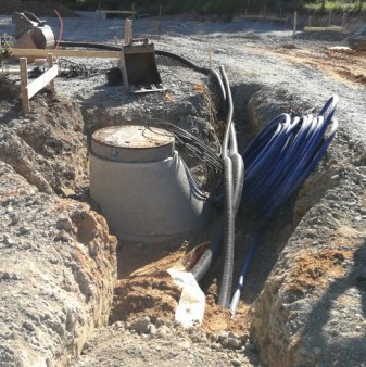 Kontrollschacht Versorgungskanal