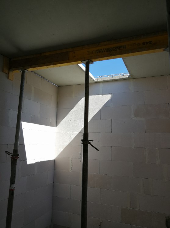 Aussparung Einschubtreppe