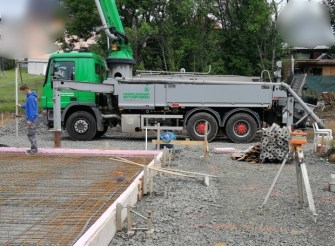 Höhenmessung Betonieren