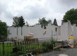 Innenwände angefangen