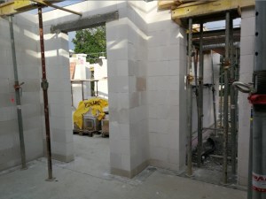 Innenwände fertig gemauert