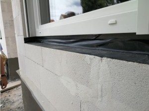 noch erledigen Dichtung Fenster unten