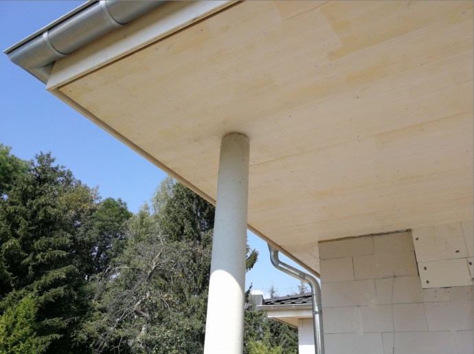 Betonpfeiler Terrasse