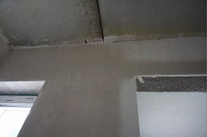 Deckenfuge nicht verputzt