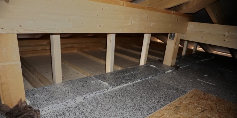 Speicher mit OSB Platten