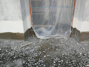 Haustür Höhe Sockel