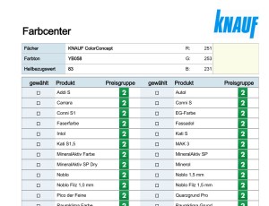 Knauf Farbcenter