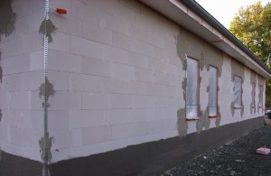 Vorbereitung Außenputz Putzleisten