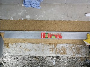 Leiste Garage im Lot