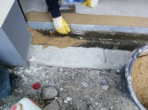 Leiste Garage schräg