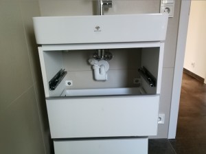 Waschbecken Gästebad